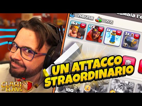 16 Maghi, 16 Arieti e 3 Pozioni Scheletro, L'attacco DEFINITIVO - CLASH OF CLANS #63