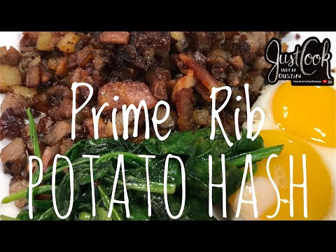 Prime Rib Potato Hash / How To Make Prime Rib Hash /...