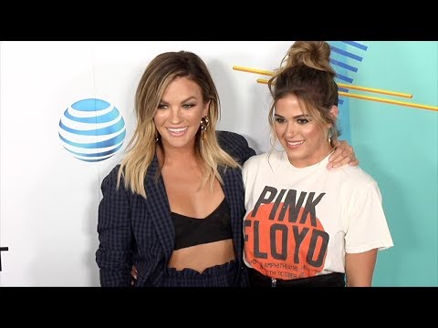 Becca Tilley, JoJo Fletcher 2018 iHeartRadio Wango Tango Blue Carpet