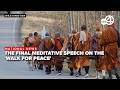 Buddhist monks final 'Walk for Peace' meditation at Lincoln Memorial in Washington, D.C.