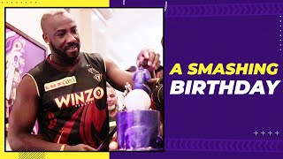 Andre Russell's BIRTHDAY celebration | KKR | IPL 2022