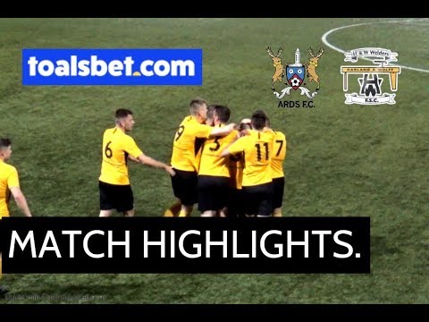 Ards vs H&W Welders , Co Antrim Shield Q Final, October 15th 2019.