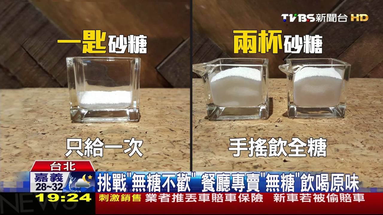 挑戰「無糖不歡」　餐廳專賣「無糖」飲喝原味