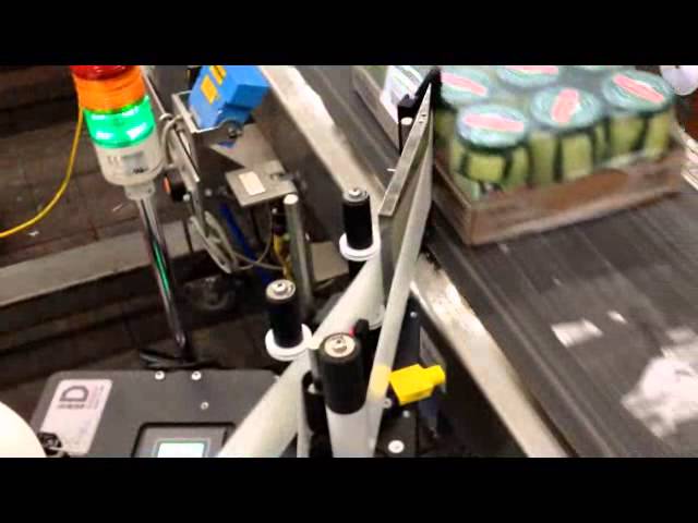 Model 252 Applicator Model 252 Labeler - Printing and Applying Labels On Cartons of Water ...