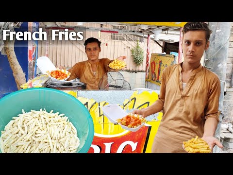18 Years Old Hard Working Afghani Boy Making Crispy French Fries | How To Make Perfect French Fries