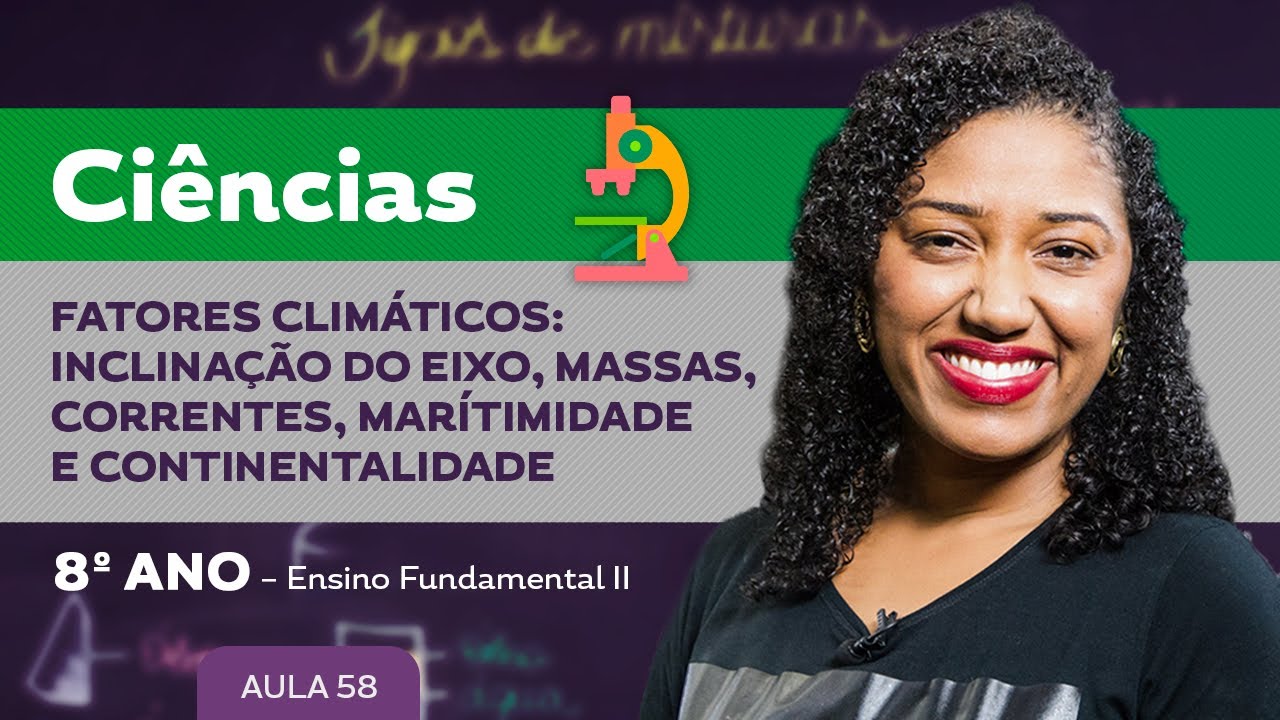 Fatores climáticos: inclinação do eixo, maritimidade e continentalidade – Ciências – 8º ano – E.F.