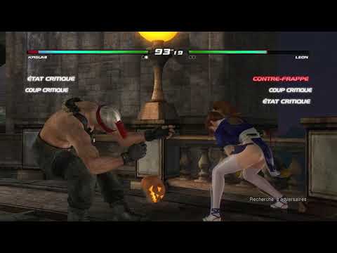 DEAD OR ALIVE 5 Last Round_ kasumi vs leon