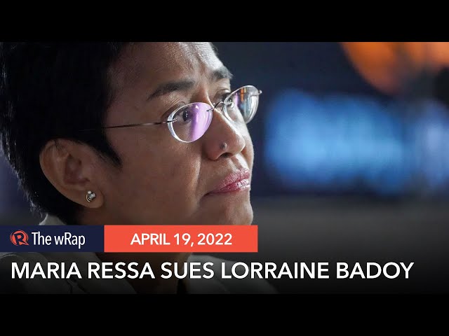 Maria Ressa sues red-tagging Badoy, adds to various calls for Ombudsman sanction