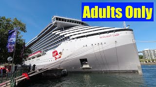 Virgin Resilient Lady Cruise Ship | Opening Night in Sydney