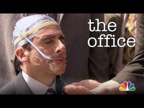 Michael Puts His Face in Cement - The Office