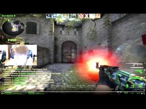 S1mple vs Flusha + GuardiaN ¦ ACE ¦ FPL