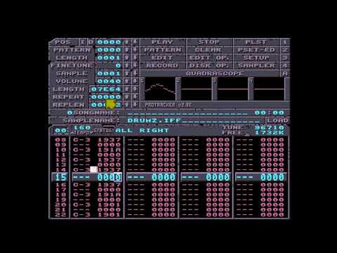 How to make ambient jungle on Amiga in 5 minutes using only 2 samples