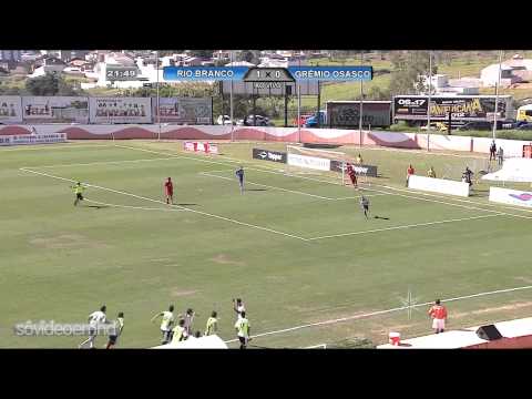 Gols - Rio Branco 2 x 0 Grêmio Osasco - Paulistão A3 2012 - 20/05/2012 - Rede Vida HD