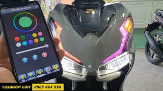 Demi i8 16 triệu màu Airblade 2020 2022 chỉnh màu bằng điện thoại tại T23Shop.com Cần Thơ