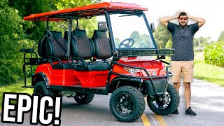 THE WORLDS MOST EPIC GOLF CART! *LUXURY*