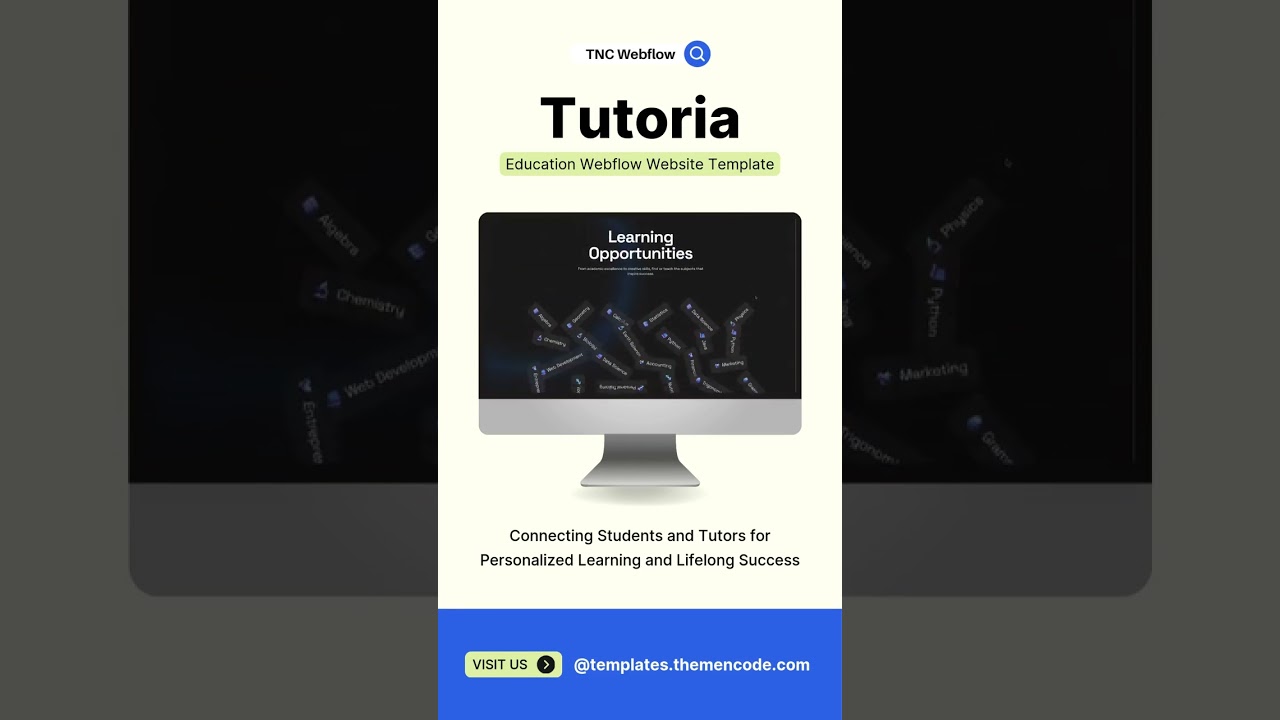 Tutoria - Education Webflow Website Template