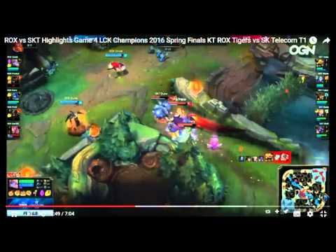 ROX vs SKT Highlights Game 4 LCK Champions 2016