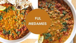 HOW TO MAKE FUL MEDAMES! Quick Easy and VEGAN