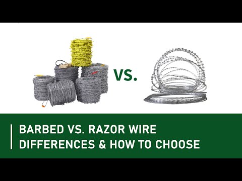 Barbed Wire vs Razor Wire - What’s the Differences and How to Choose?