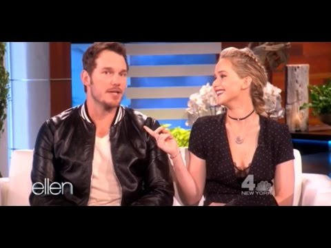 Jennifer Lawrence and Chris Pratt at The Ellen DeGeneres Show (11-10-2016) | Full interview