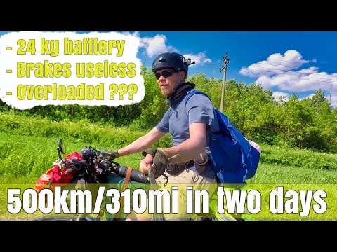 500km/310mi in two days - Commuting E-bike