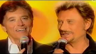 Johnny Hallyday et Sacha Distel  clip dan sadydan la belle vie