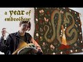 I Spent Almost A YEAR Embroidering A Medieval Inspired Tapestry