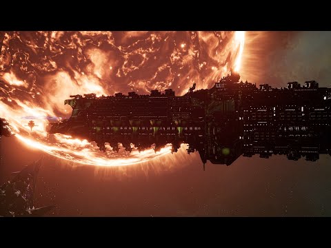 Imperial Navy vs Necrons - Skalgrim Mod - Massive Battle - Battlefleet Gothic Armada 2