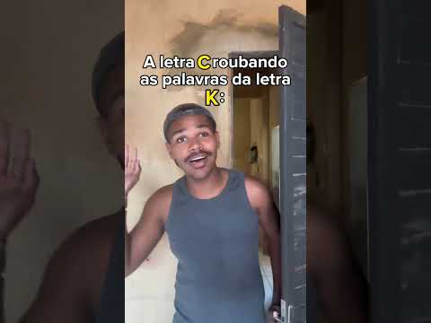 A letra C roubando as palavras da letra K: kakakakak #shorts