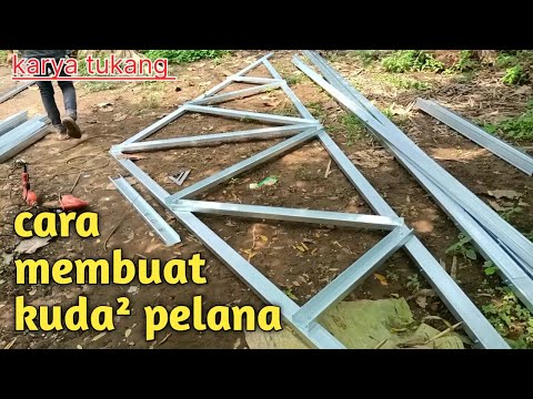 HOW TO MAKE A 7 METER SADDLE HORSE FROM LIGHT STEEL