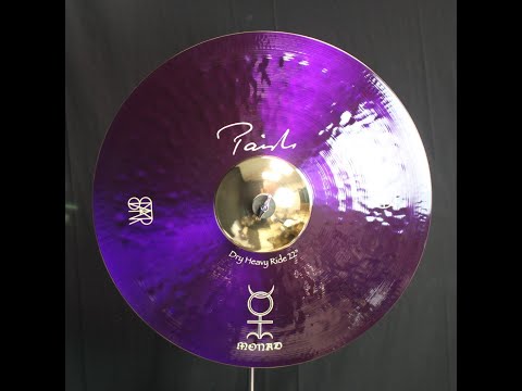 Paiste 22" Signature "Monad" Dry Heavy Ride - 3695g (video demo) image 2