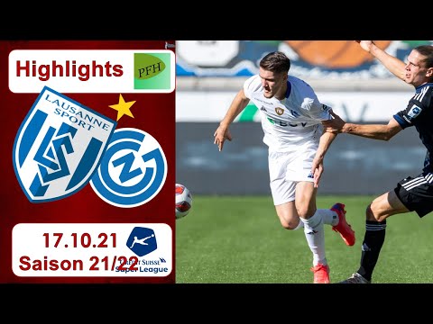 Highlights: FC Lausanne - Sport vs Grasshopper Club Zürich (17.10.21)