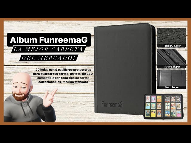 Vídeo relacionado con RISVOWO Album de Cartas, 360 Cartas Coleccionables, Transparente Álbumes de Tarjetas Coleccionables, Impermeable Álbum Colección Tarjetas Para Tarjetas de Tamaño Estándar