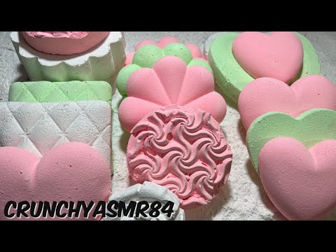 Variety Pink & Mint Crush | Different Textures | Oddly Satisfying | ASMR | Sleep Aid