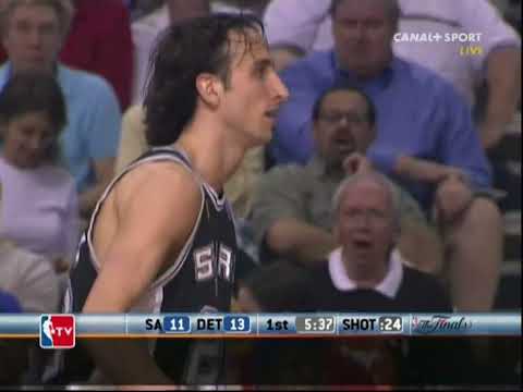2005 NBA Finals Game 5 San Antonio Spurs @ Detroit Pistons - 2005/06/19 (Horry 21p; Billups 34p)