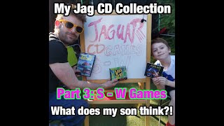 My Atari Jaguar CD Collection - Part 3: S to W Games! Space Ace, Vid Grid and World Tour Racing!