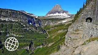 Going-To-The-Sun Road, Glacier National Park, Montana, USA in 4K (Ultra HD)