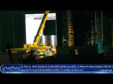 SpaceX Starship assembly 24h timelapse 2020-02-13 [incomplete]