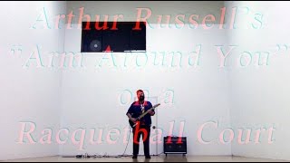 "Arm Around You" on a Racquetball Court