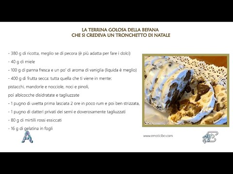 ANGOLI 5/1/2022: LA TERRINA GOLOSA DELLA BEFANA CON GLORIA BROLATTI