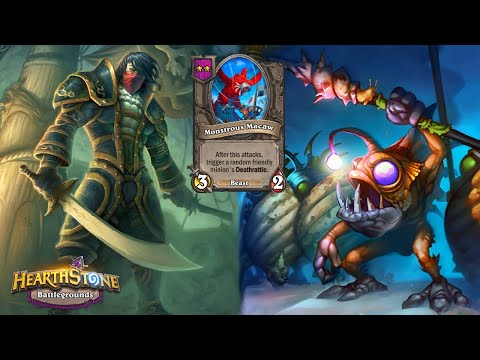 New Deathrattle Beast Build vs Murlocs - Patch 17.4 is Crazy | Edwin Hearthstone Battlegrounds |