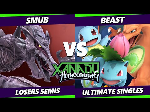 Homecoming Losers Semis - smub (Ridley) Vs. Beast (Pokemon Trainer) Smash Ultimate - SSBU