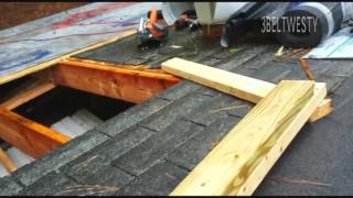 4 BAR Linkage Mechanism positions new rafter one man roofing