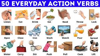 Action Verbs | English Verbs for Beginners | Common Action Verbs in English | Learn English