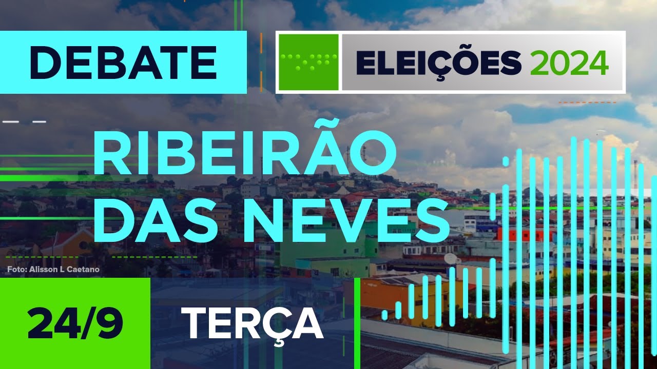Debate com candidatos à Prefeitura de Ribeirão das Neves | Eleições 2024
