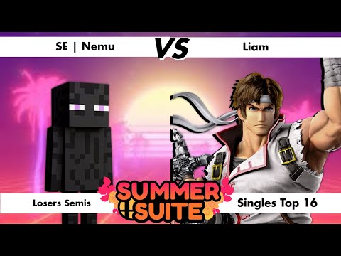 Summer Suite - Losers Semis - SE | Nemu (Steve) Vs. Liam (Richter) - SSBU