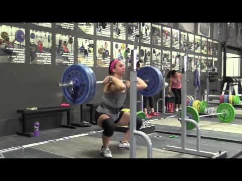 Olympic Weightlifting 3-27-15 - Snatch Pull, Snatch, Front Squat, Clean & Jerk