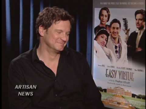 COLIN FIRTH EASY VIRTUE ANS INTERVIEW