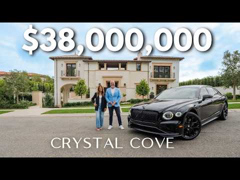 Touring a BRAND NEW Mansion in Crystal Cove with PROTECTED OCEAN Views &  ULTIMATE FENG SHUI Design