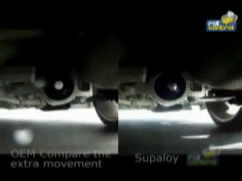 Vergleichstest - OEM Gummibuchse versus SuperPro Polyurethan Fahrwerksbuchse am Golf 6 R